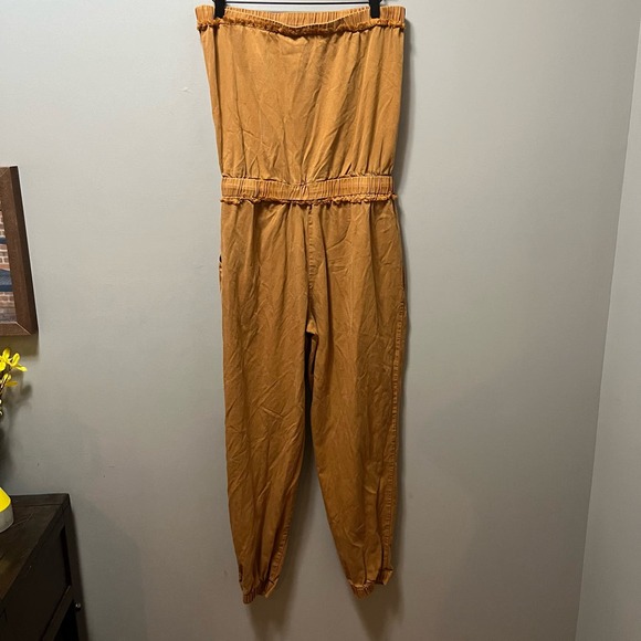YOUNG FABULOUS & BROKE Reece strapless Jumpsuit size Medium - Picture 7 of 9